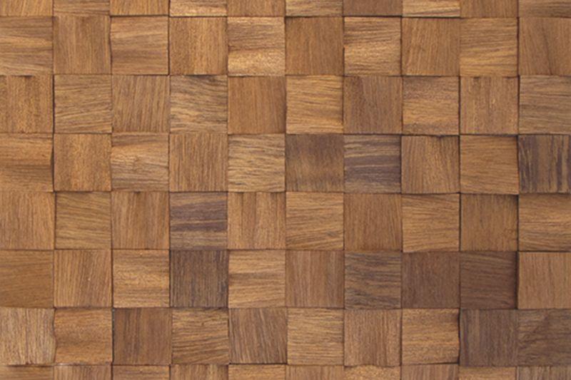 Sapele Natural Mesh-mounted wood Mosaic Wall Tile 985004 top wide view