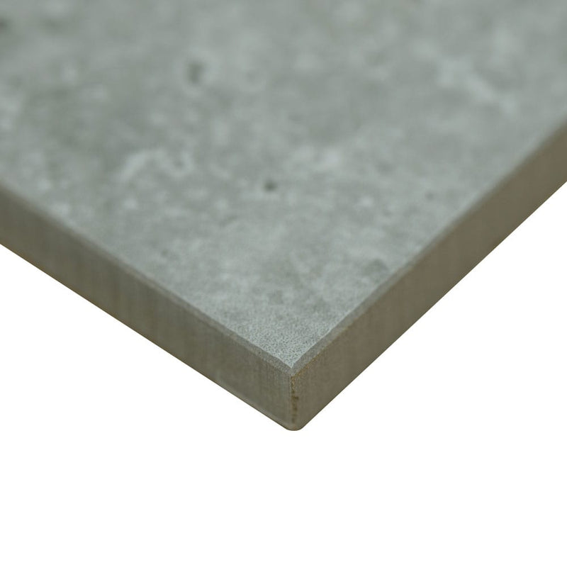 Silver Trav 24"x48" Matte Porcelain Paver Floor Tile LPAVNSILTRA2448 product shot profile view
