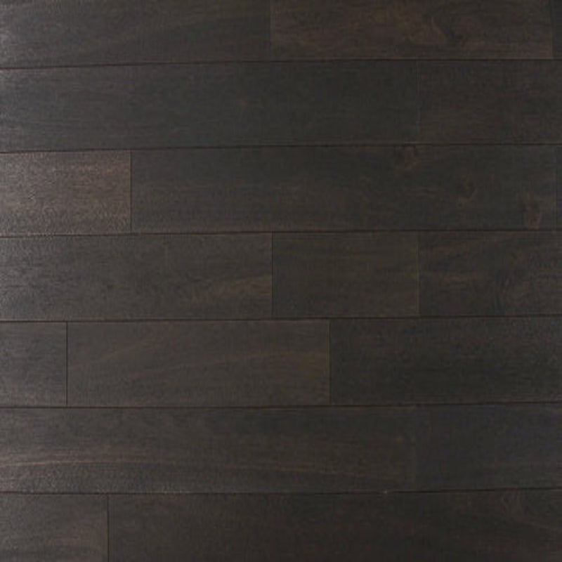 Solid Hardwood 4.75" Wide, 48" RL, 3/4" Thick Wirebrushed Acacia Simply Black Floors - Mazzia Collection product shot tile view