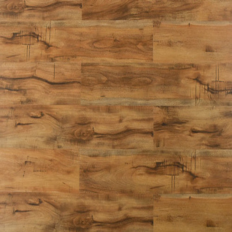 Laminate Hardwood 6.50" Wide, 48" RL, 12mm Thick Textured Smokey Jatoba Floors - Mazzia Collection product shot tile view