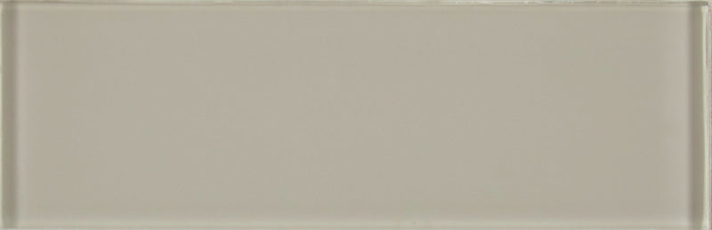 Snow cap white 3x9 glass wall tile  msi collection SMOT-GL-T-SNWHT39 product shot tile view