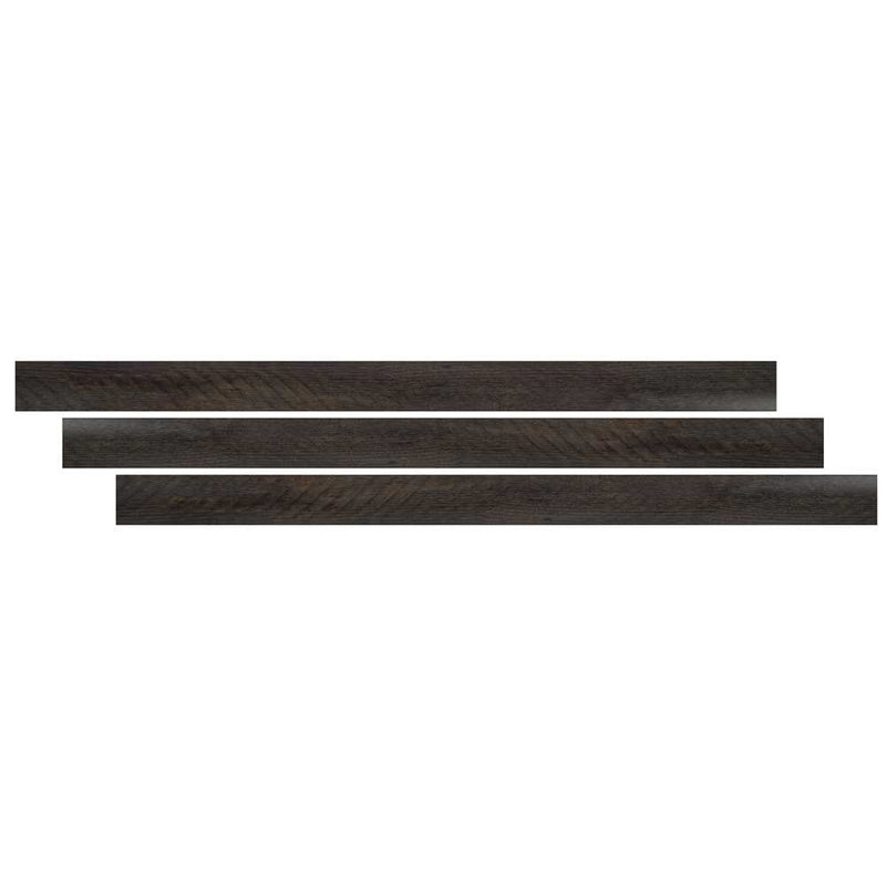 Stable 1 3 thick x 1 3 4 wide x 94 length luxury vinyl reducer molding VTTSTABLE-SR product shot multiple tiles top view