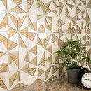 Stella gold 8.5"x14.88" paper face glass mosaic wall tile SMOT-GLSB-STEGLD6MM product shot room view