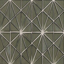 Stella grigia 8.5"x14.88" paper face glass mosaic wall tile SMOT-GLS-STEGRI6MM product shot multiple tiles wall view 2