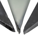 Stella metallica 8.5"x14.88" paper face glass mosaic wall tile SMOT-GLSB-STEMET6MM product shot profile view