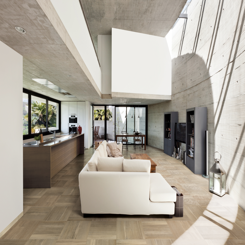 Stoffa flaxseed rectified matte porcelain tile