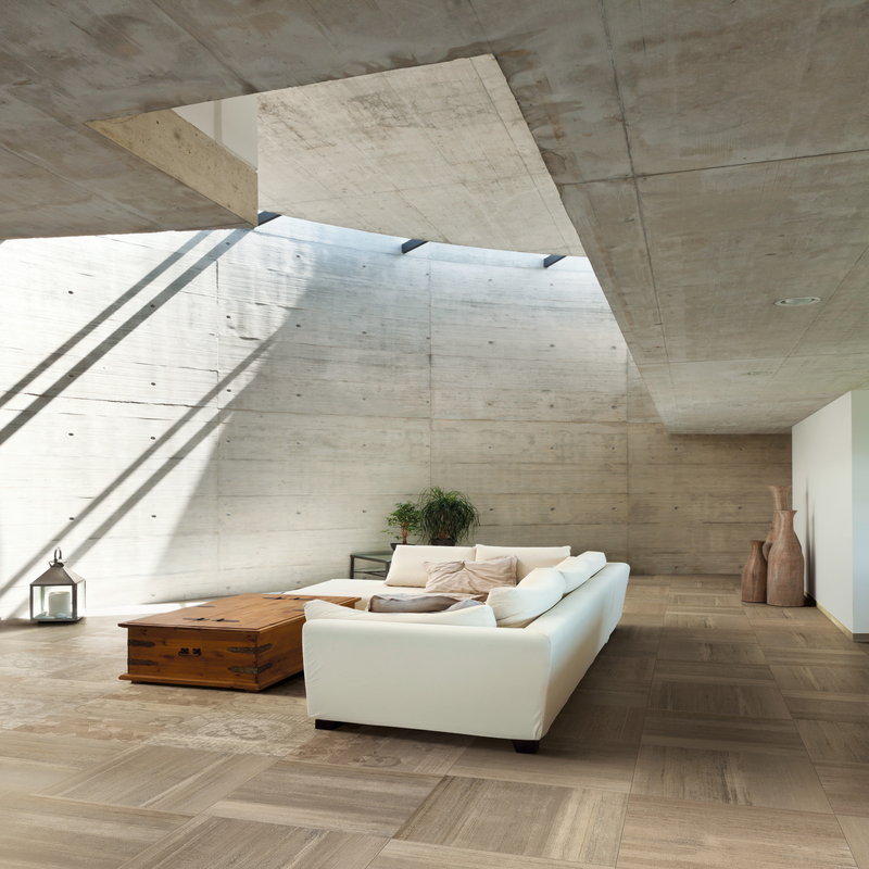 Stoffa flaxseed rectified matte porcelain tile