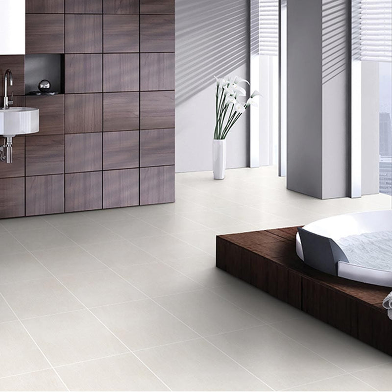 Stroke oyster stroke semimatte porcelain floor and wall tile liberty us collection LUSIRG1224057 product shot bath view