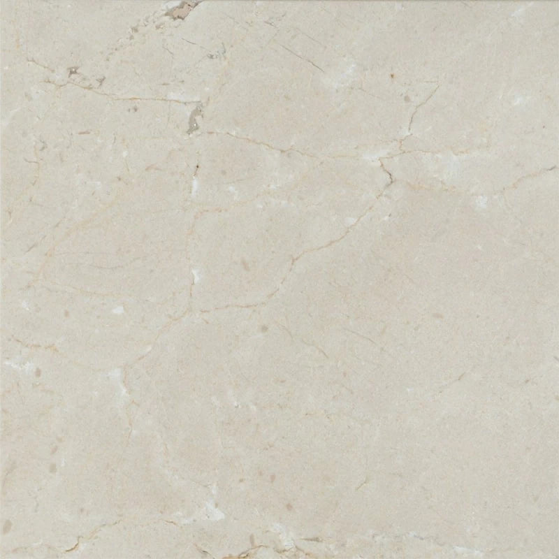 Crema Marfil 12"x12" Polished Marble Tile product shot tile view