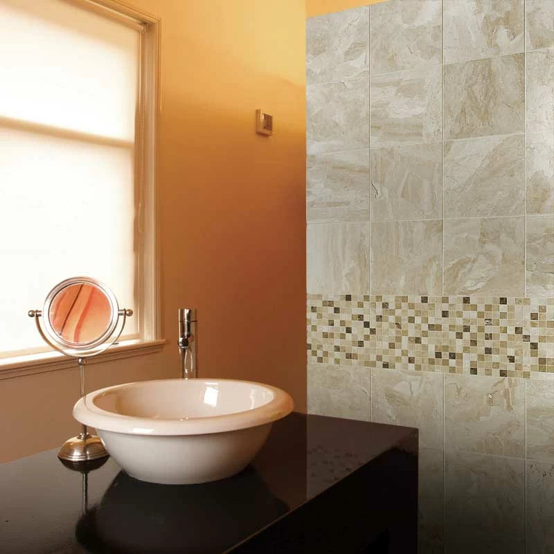 Royal Polished 12"x12" Marble Tile product shot basin view 
