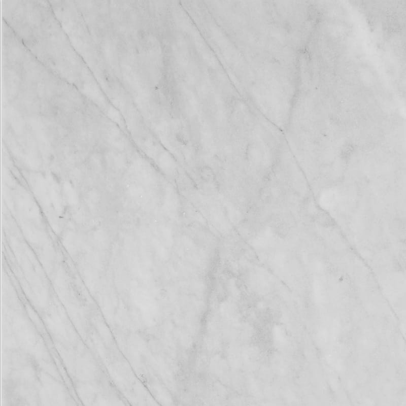 Cararra Honed 18"x18" Marble Tile product shot tile view