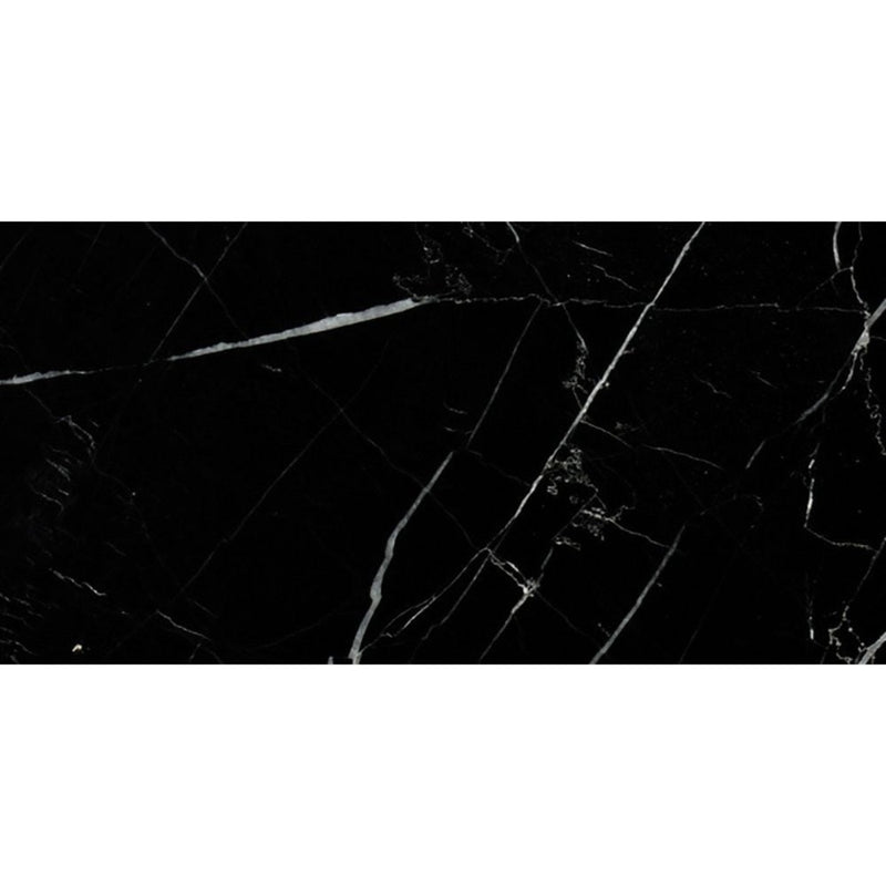 Black Honed 2 3/4"x5 1/2" Marble Tile product shot tile view