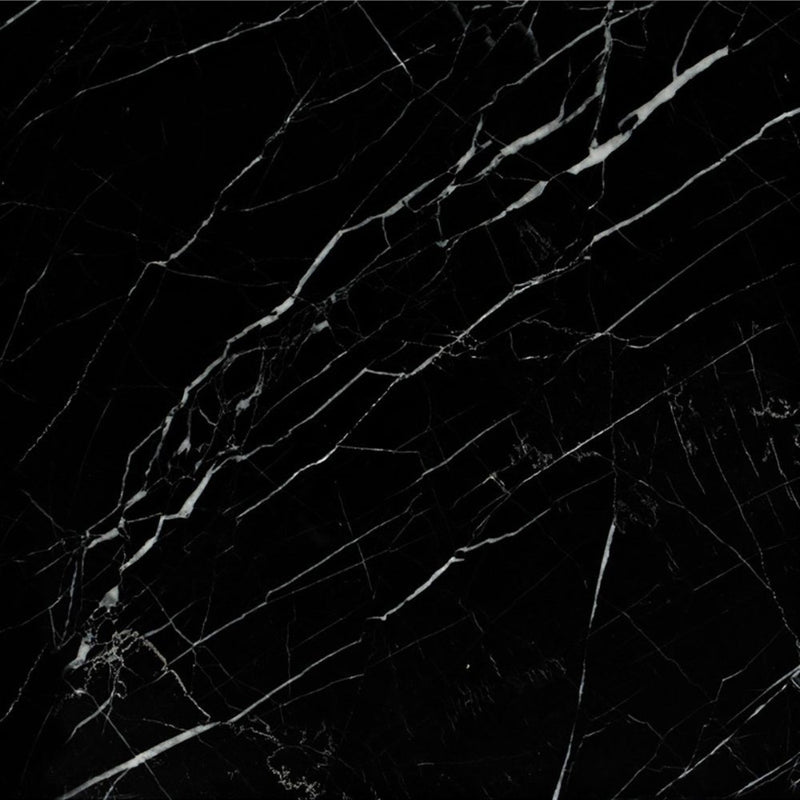 Black Honed 12"x12" Marble Tile product shot tile view