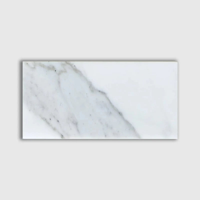 Calacatta Gold 2 3/4"x5 1/2" Extra Polished Marble Tile product shot tile view