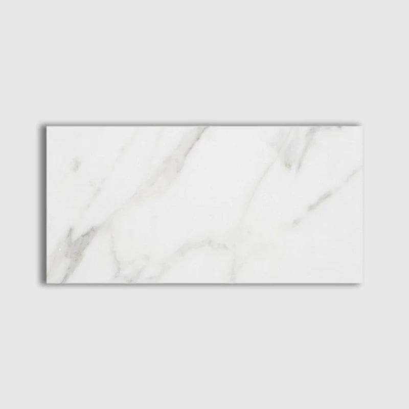 Calacatta Gold 2 3/4"x5 1/2" Honed Marble Tile product shot tile view