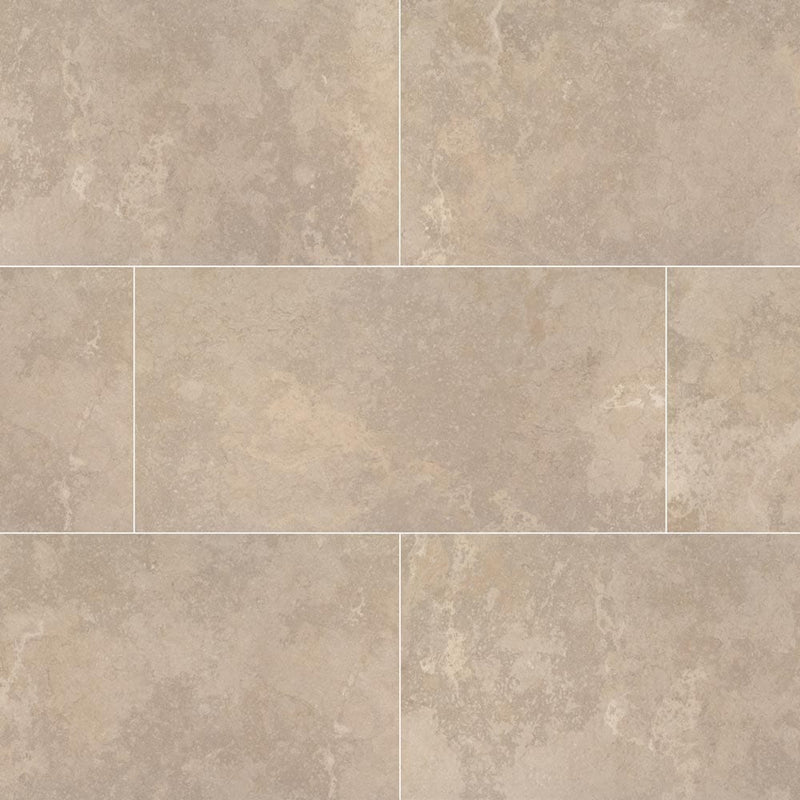 Tempest beige glazed ceramic floor and wall tile msi collection NTEMBEI1224 product shot multiple tiles top view