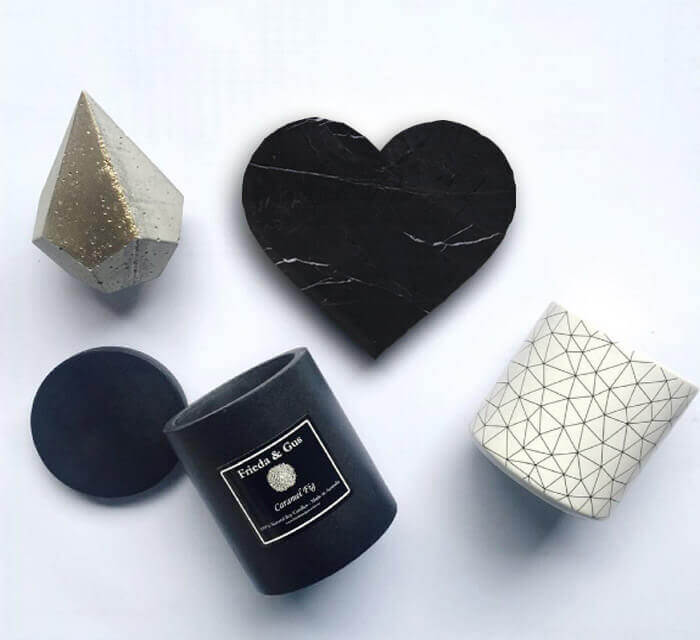 Marble 4"x5" Heart Shape Coasters Semi-polished set of 4