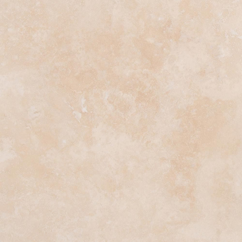 Tuscany beige 12x12 honed travertine floor and wall tile TTBEIG1212HF product shot single tile top view