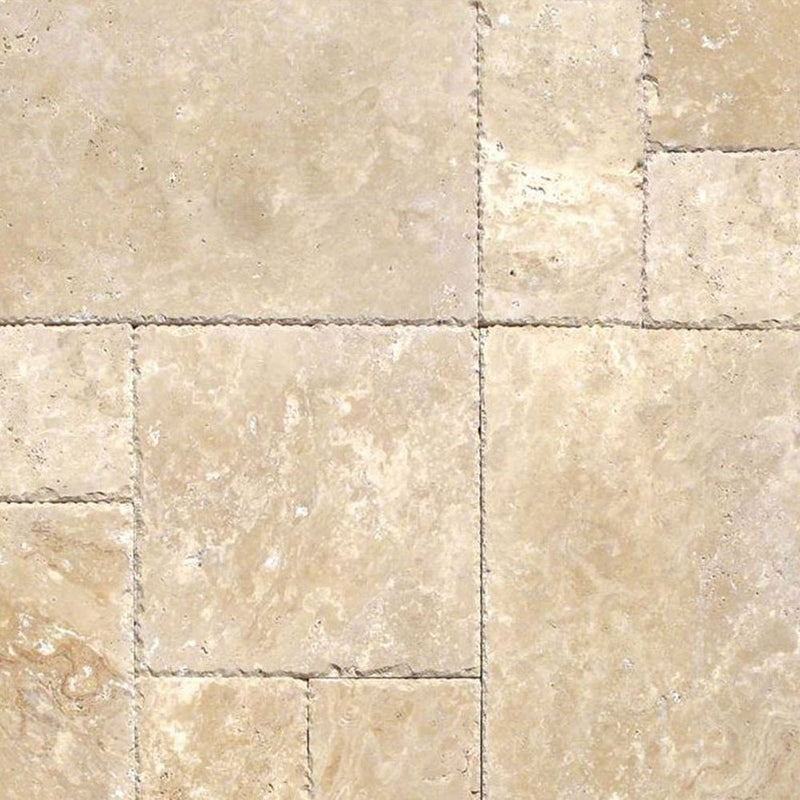 Tuscany Beige Pattern Honed Travertine Floor and Wall Tile - MSI Collection