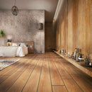 Tuscany walnut pattern honed unfilled chipped travertine floor and wall tile TTWAL-PAT-HUFC product shot room view 