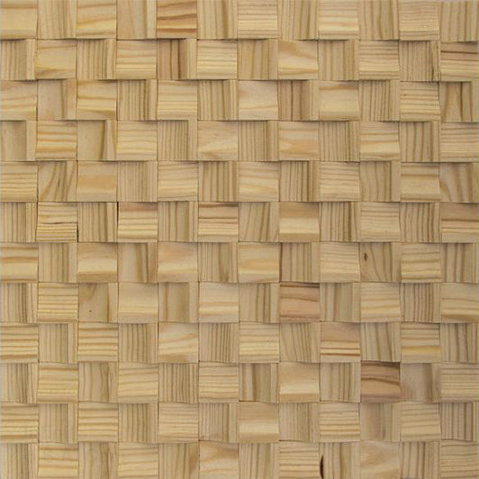 US Pine Infinity Mesh-mounted Wood Mosaic Wall Tile 988004 top view