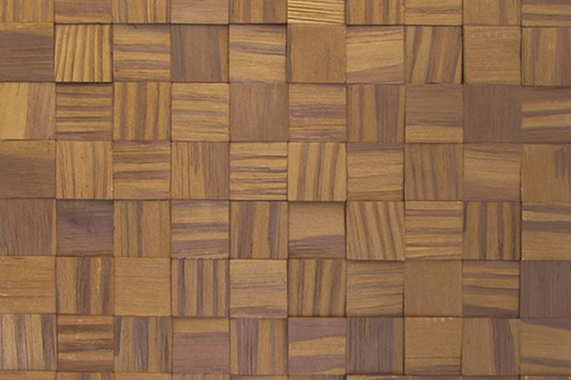 US Pine Madlen Thermowood Mesh mounted Mosaic Wall Tile 986002 multiple view