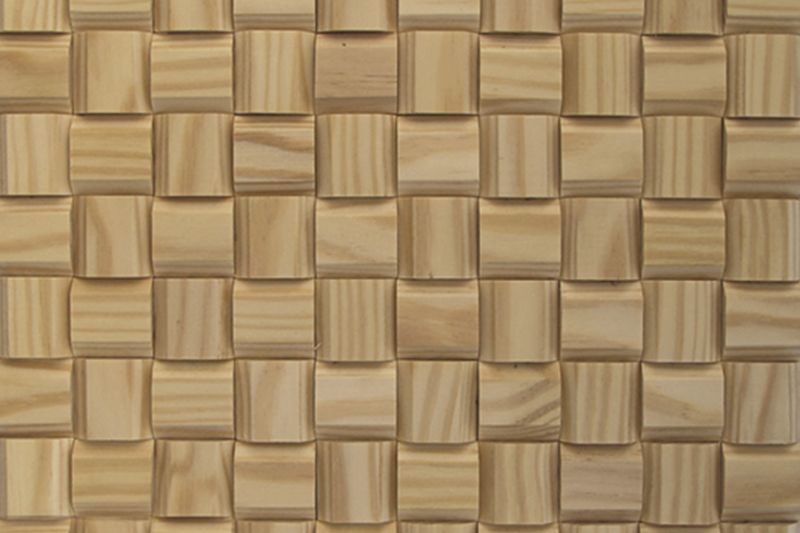 US Pine Pyramid Mesh-mounted Mosaic Wall Tile 988005 top wide view