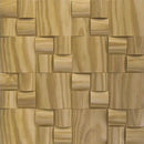 US Pine Straw Pattern Mesh-mounted Wood Mosaic Wall Tile 988001 top view