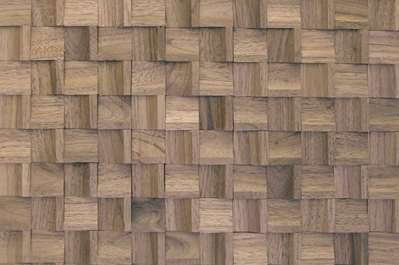 US Walnut Infinity Mesh-mounted wood Mosaic Wall Tile 987003 top wide view