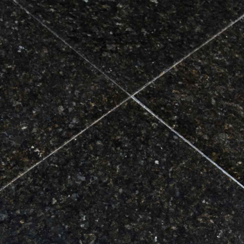 Ubatuba 12 in x 12 in polished granite floor and wall tile TUBATUBA1212 product shot angle view