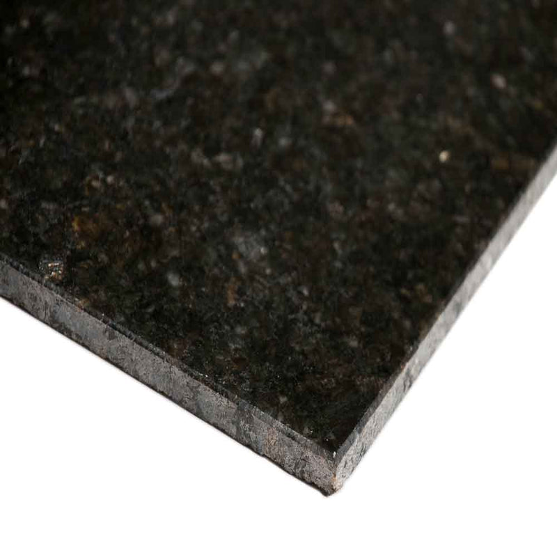 Ubatuba 12 in x 12 in polished granite floor and wall tile TUBATUBA1212 product shot profile view