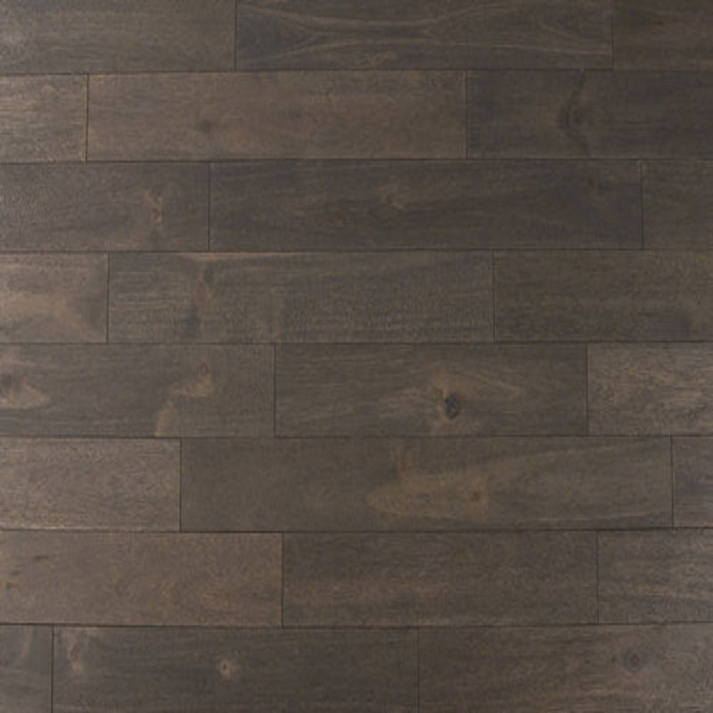 Solid Hardwood 4.75" Wide, 48" RL, 3/4" Thick Wirebrushed Acacia Ultimate Grey Floors - Mazzia Collection product shot tile view