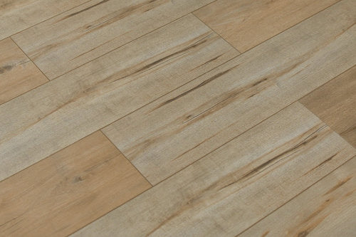Laminate Hardwood 7.75" Wide, 48" RL, 12mm Thick Textured New Town Ultra Macchiato Floors - Mazzia Collection product shot tile view
