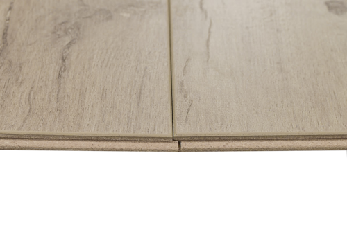 Laminate Hardwood 6.75" Wide, 48" RL, 12mm Thick Textured Papapindo Ultra Taupe Floors - Mazzia Collection product shot tile view