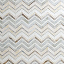Urban wave greige 9"x15.6" film face glass mosaic wall tile SMOT-GLSB-URWAGRE3MM product shot wall view 2