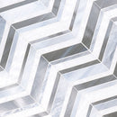 Urban wave lapis 9" x 15.6" film face glass mosaic wall tile SMOT-GLSB-URWALAP3MM product shot angle view 2