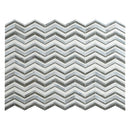 Urban wave lapis 9" x 15.6" film face glass mosaic wall tile SMOT-GLSB-URWALAP3MM product shot one tile top view 4