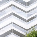 Urban wave lapis 9" x 15.6" film face glass mosaic wall tile SMOT-GLSB-URWALAP3MM product shot room view 3