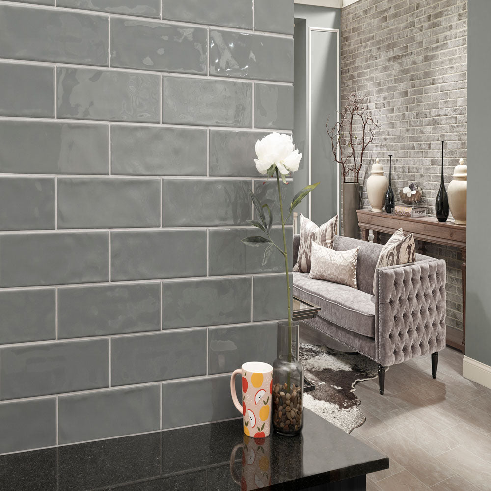 MSI Urbano Graphite Ceramic Grey Subway Tile 4