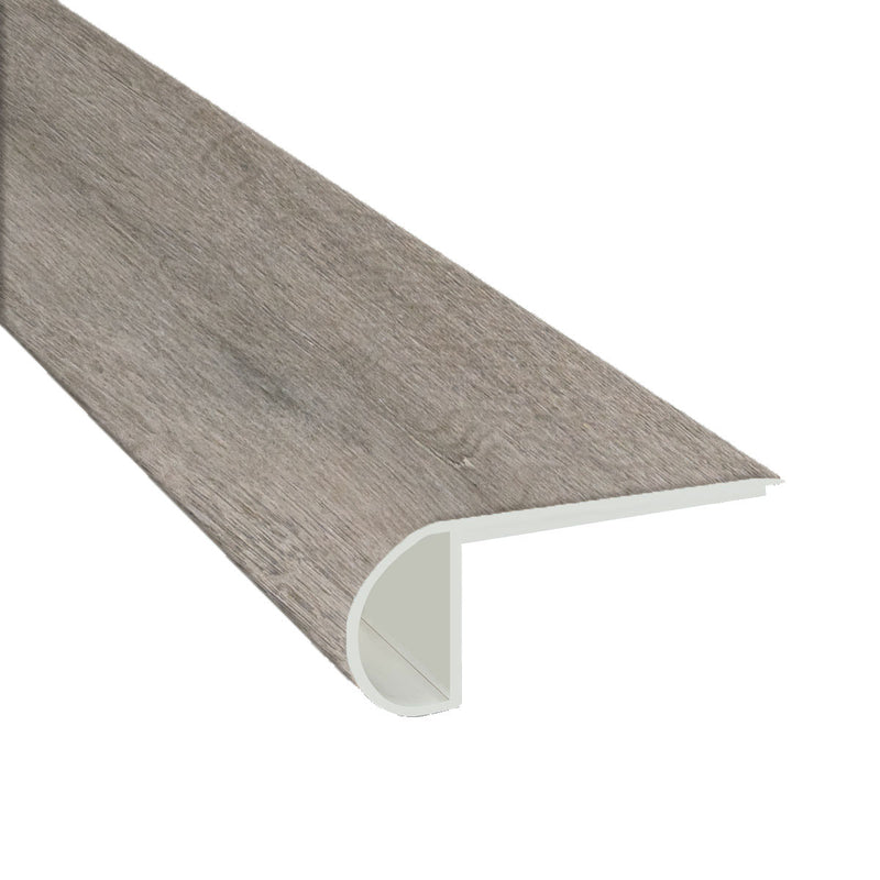 Avery Ash 0.94" Thick x 4.53" Width x 94" Luxury Vinyl Flush Stairnose Molding - MSI Everlife product shot molding view