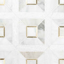 Verona gold pattern 1185x1185 multi surface mesh mounted mosaic tile SMOT-SMTL-VERGOL8MM product shot wall view