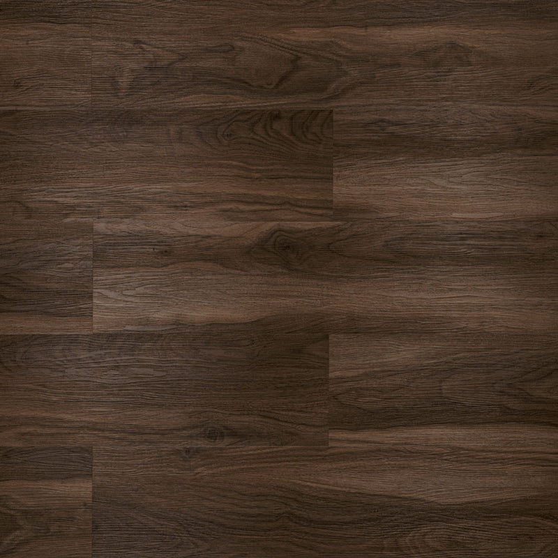 Vinyl planks spc rigid core lvt casa walnut 5mm thickness 20mil super protect wearlayer preattached premium pad 1520324-VH product shot wall view 3