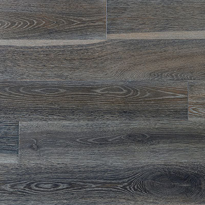 Solid hardwood 5" Wide 3/4" Thick European White Oak Wirebrushed Gavi product shot wall view