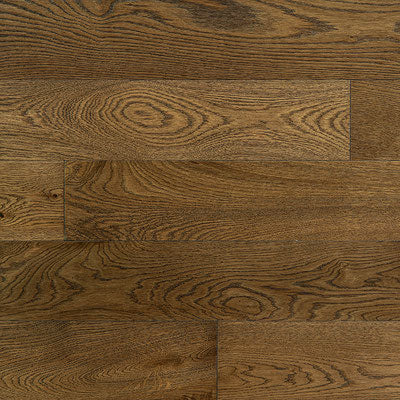 Solid hardwood 5" Wide 3/4" Thick European White Oak Wirebrushed Borolo product shot wall view