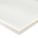 Whisper white handcrafted 4X12 matte ceramic wall tile SMOT-PT-WW412 product shot profile view