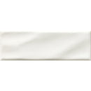 Whisper white handcrafted 4X12 matte ceramic wall tile SMOT-PT-WW412 product shot single tile top view