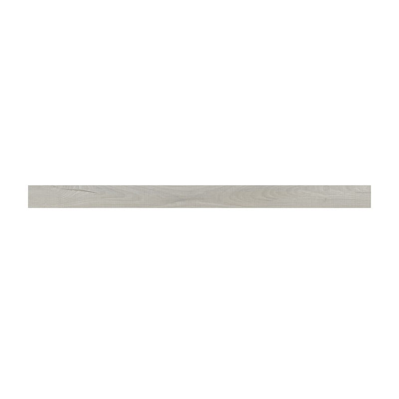 Whitby white 0.39" thick X 1.77" wide X 94" length luxury vinyl t-molding VTTWHIWHI-T product shot one tile top view