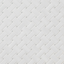 White and gray basketweave 11.81x11.81 matte porcelain SMOT-PT-RETBIAGRA-BWM mosaic tile  msi collection product shot angle view
