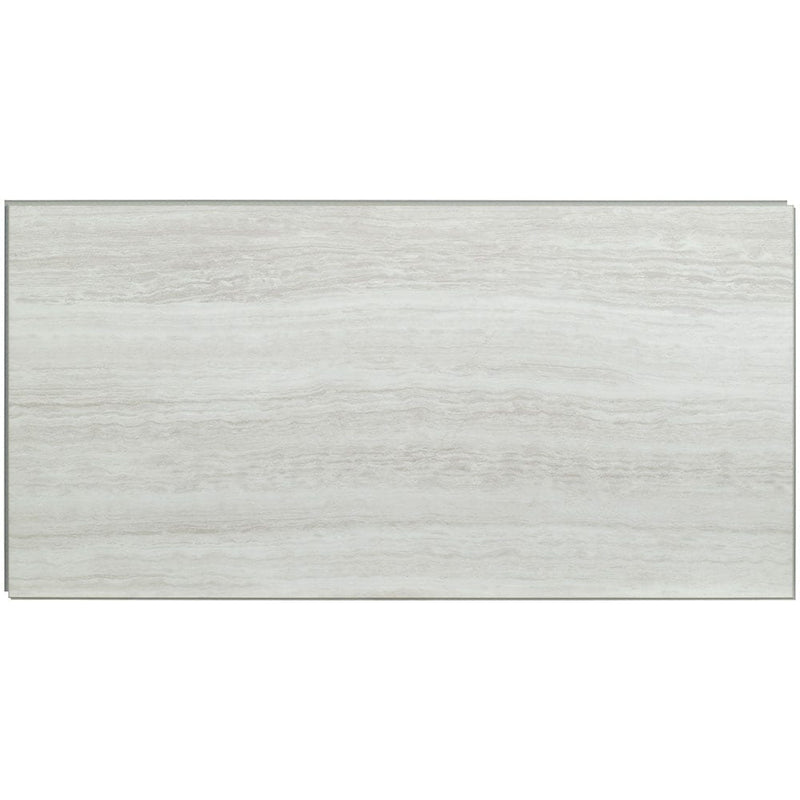 White ocean 11.81x23.62 rigid core luxury vinyl plank flooring VTRWHIOCE12X24-5MM-12MIL single tile top view pattern 6