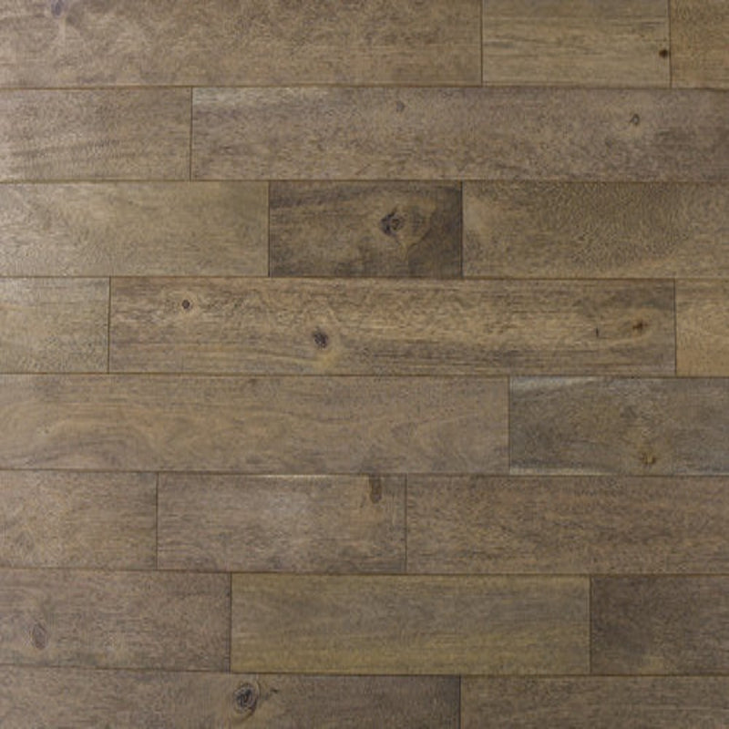 Solid Hardwood 4.75" Wide, 48" RL, 3/4" Thick Wirebrushed Acacia Whitewash Tempest Floors - Mazzia Collection product shot tile view